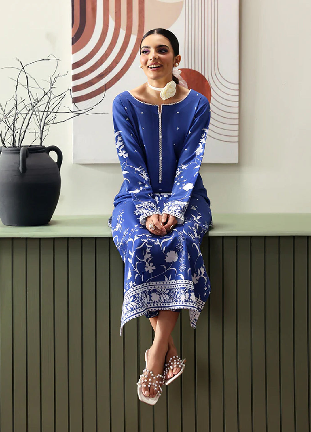 Basics by Gulaal Pret Embroidered Poly Lawn 2 Piece PL-16 Liyanah - Summer Collection