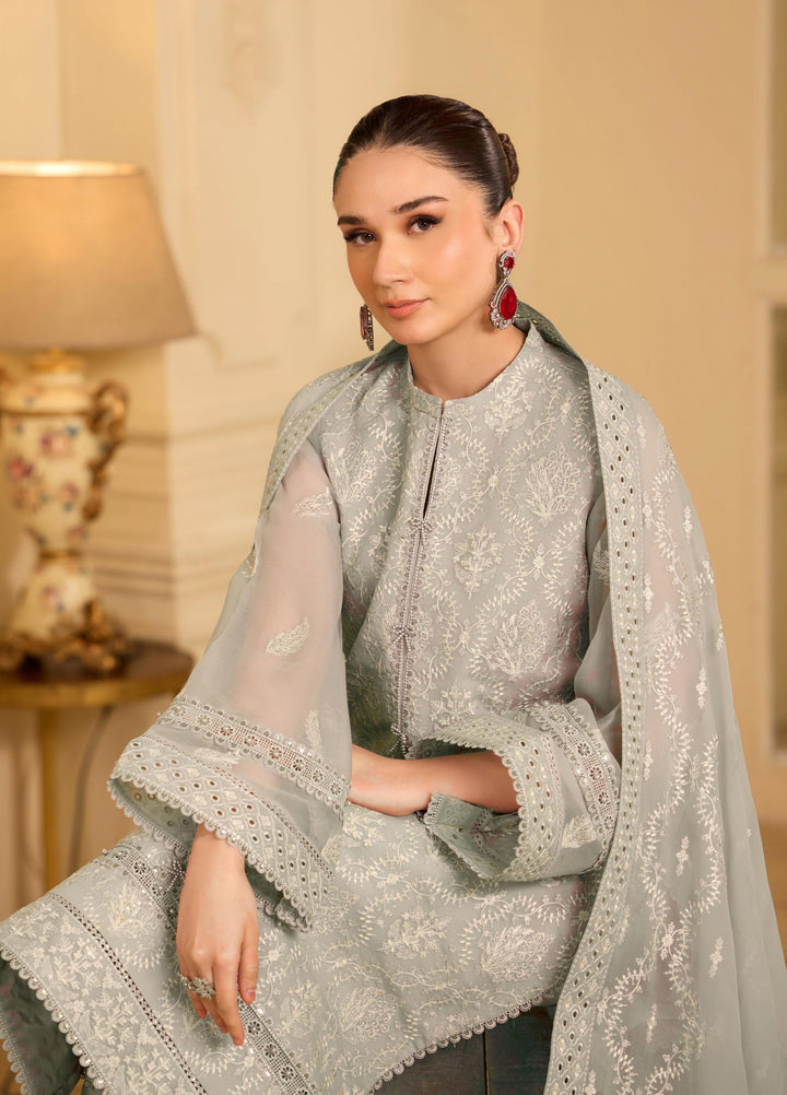 Alizeh Fashion Unstitched Embroidered Chiffon 3 Piece Suit AF26UCF AF-CH-2255-Ezza - Festive Collection