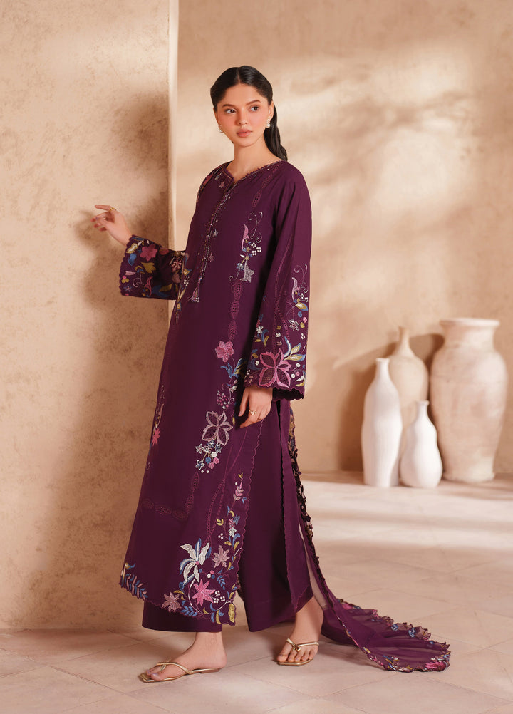 Iznik Unstitched Embroidered Lawn 3 Piece Suit IZ26ULE EL-03 - Eid Collection