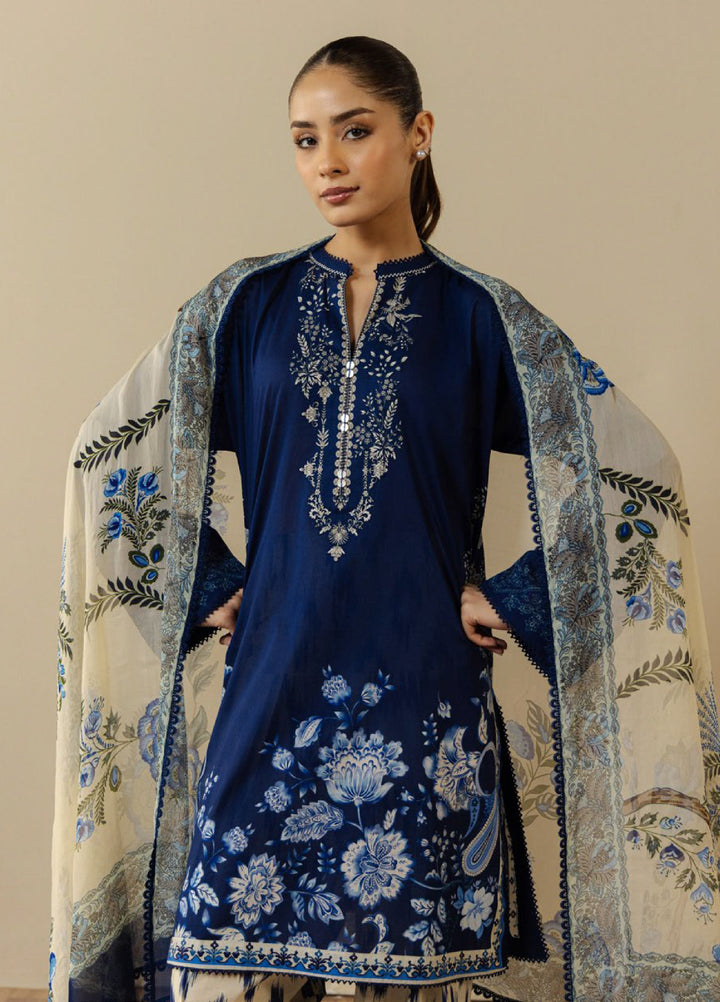 Coco by Zara Shahjahan Unstitched Printed Lawn 3 Piece Suit CZS26UPL CASSIA-10A - Summer Collection
