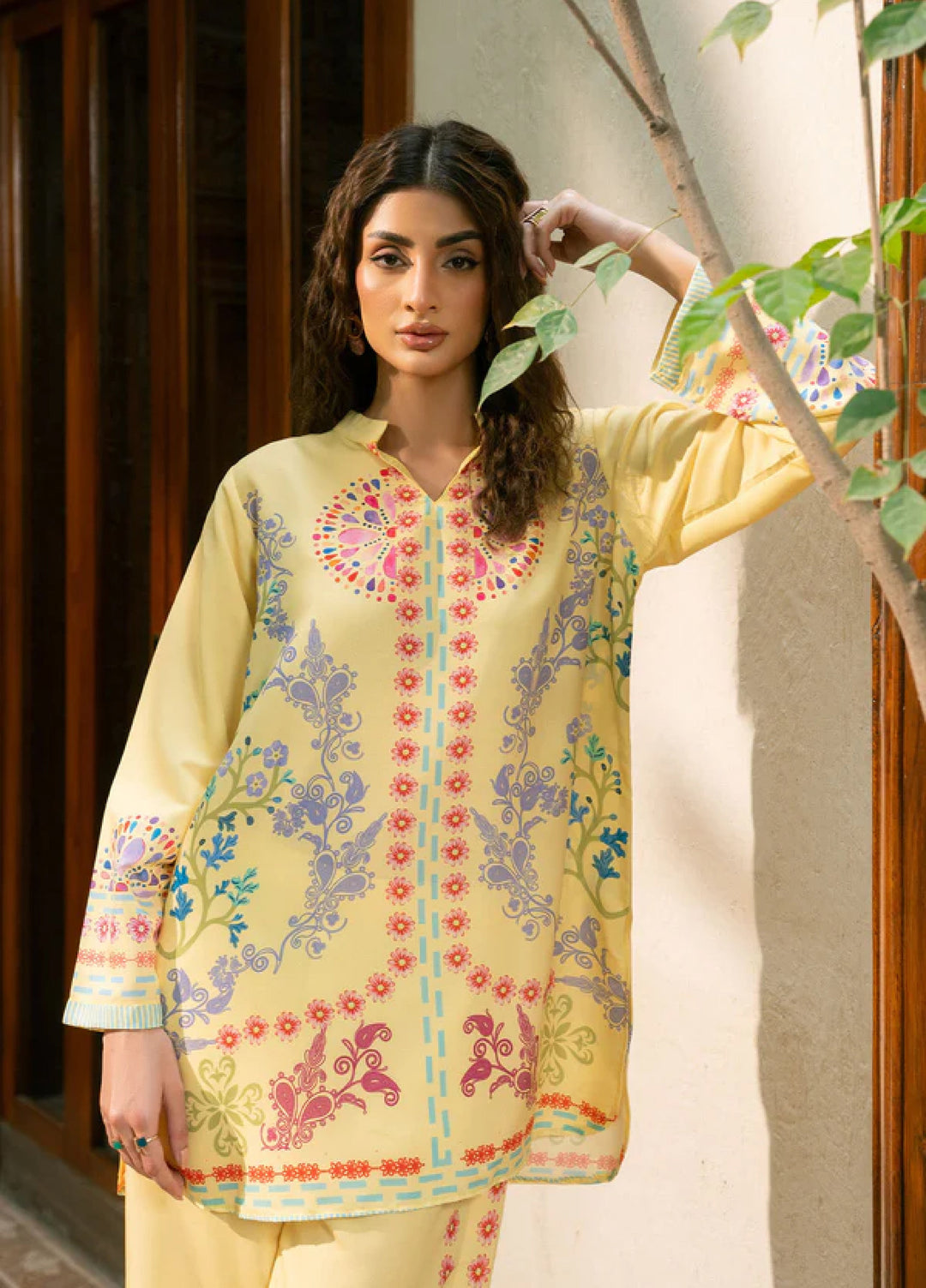 Nairah Women Pret Printed Arabic Lawn Suit NAH26PN Colada - Spring Collection