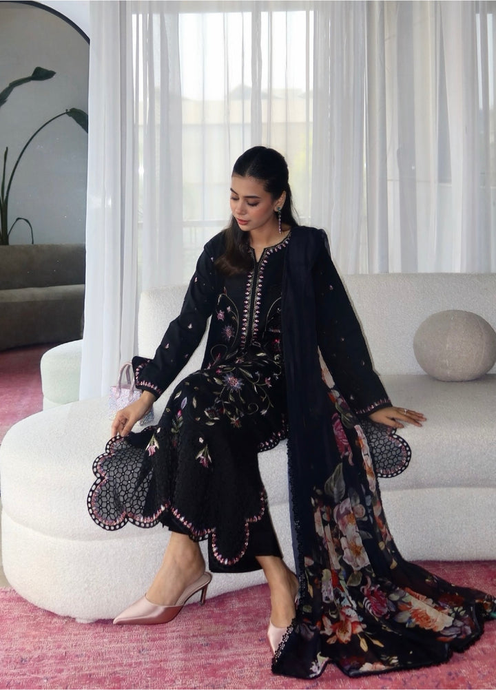 Symphony by Neeshay Unstitched Embroidered Luxury Lawn 3 Piece Suit NSH26US D1-Mirea - Summer Collection