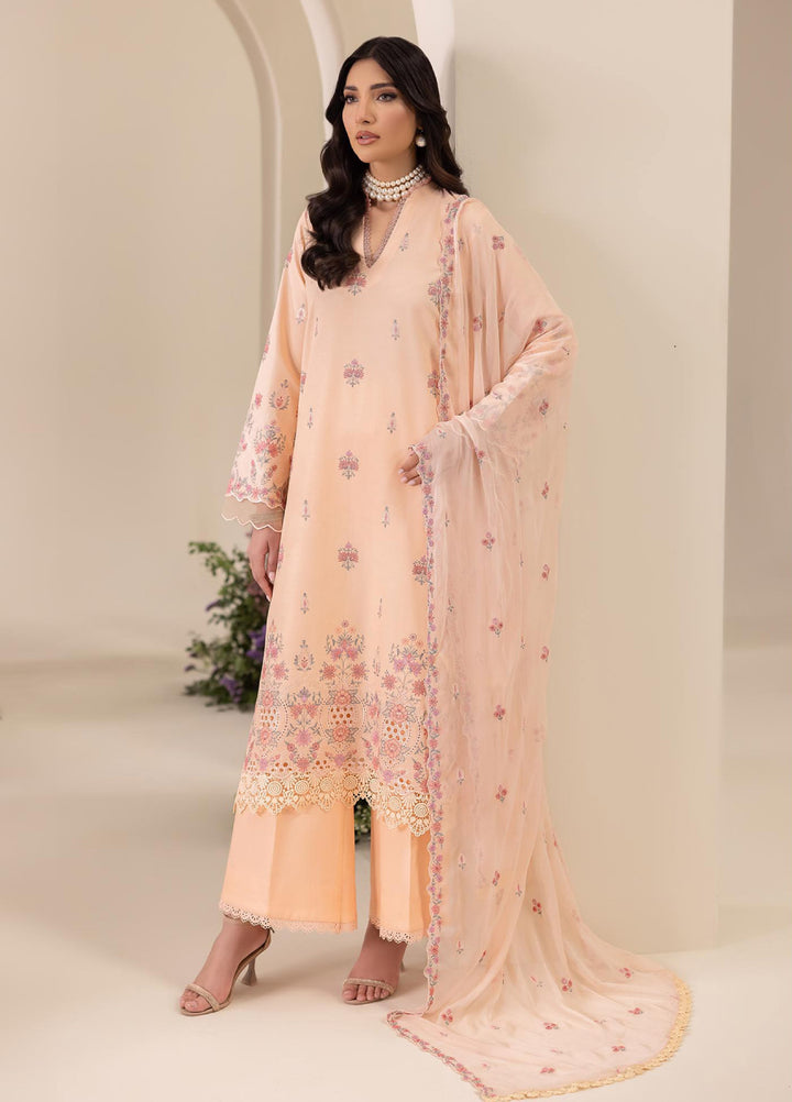 RajBari Exclusive Unstitched Embroidered Lawn 3 Piece Suit RB26UE D-4 - Summer Collection