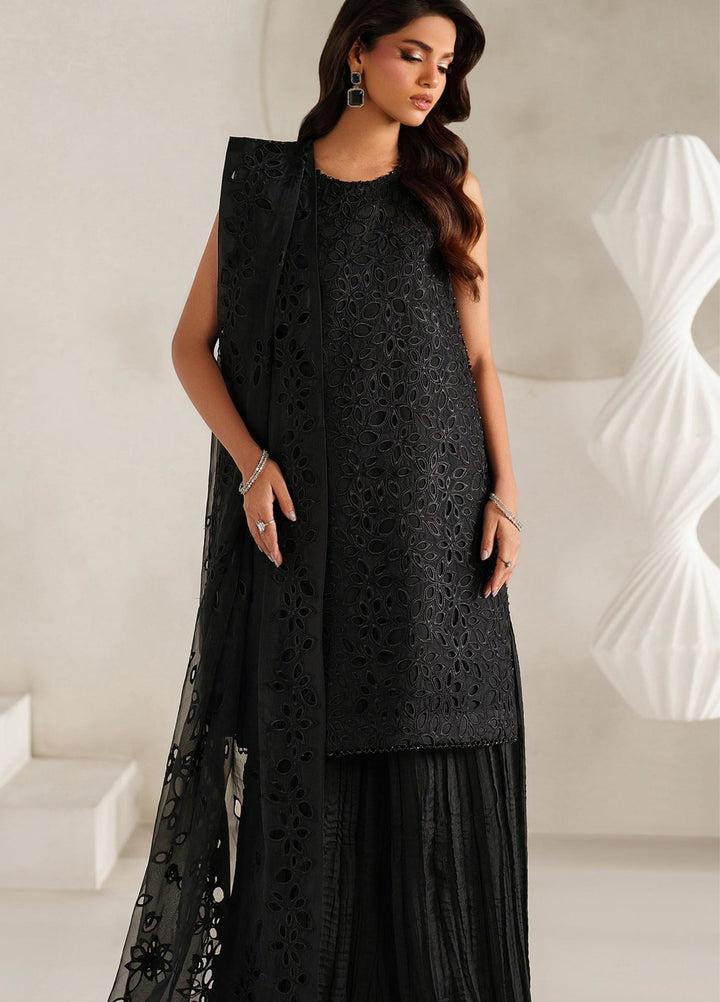 Muse Thread by Zarif Unstitched Organza Embroidered Suits 3 Piece ZRF25MT 04 MAELIN - Festive Collection