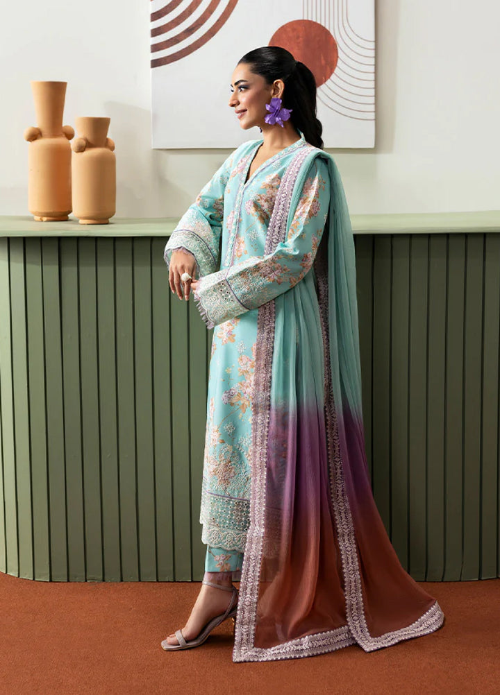 Basics by Gulaal Pret Embroidered Poly Lawn 3 Piece PL-01 Celia - Summer Collection