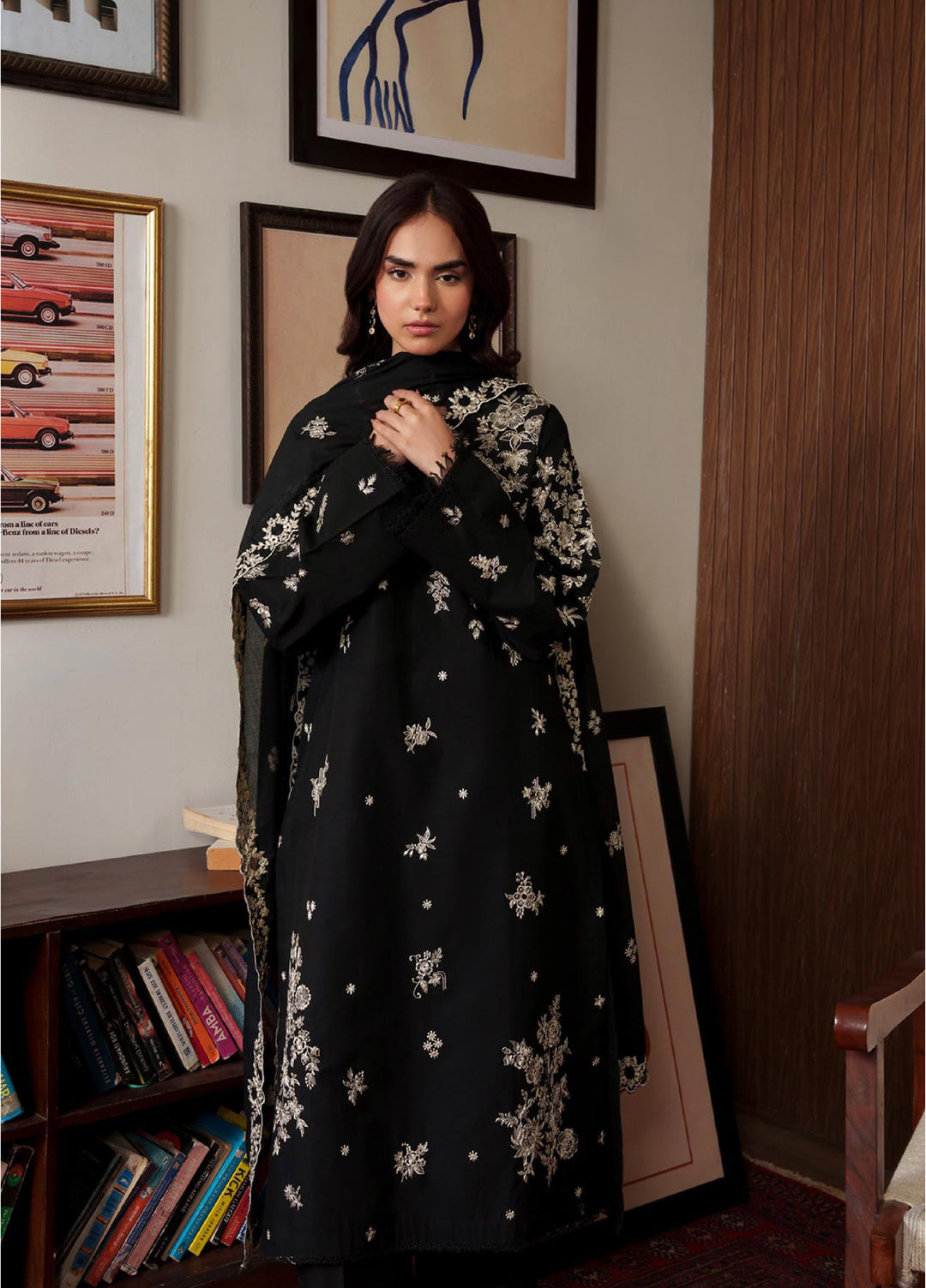 RajBari Women RTW Embroidered Lawn 3 Piece Suit RB26PLE Zariah 05 - Eid Collection