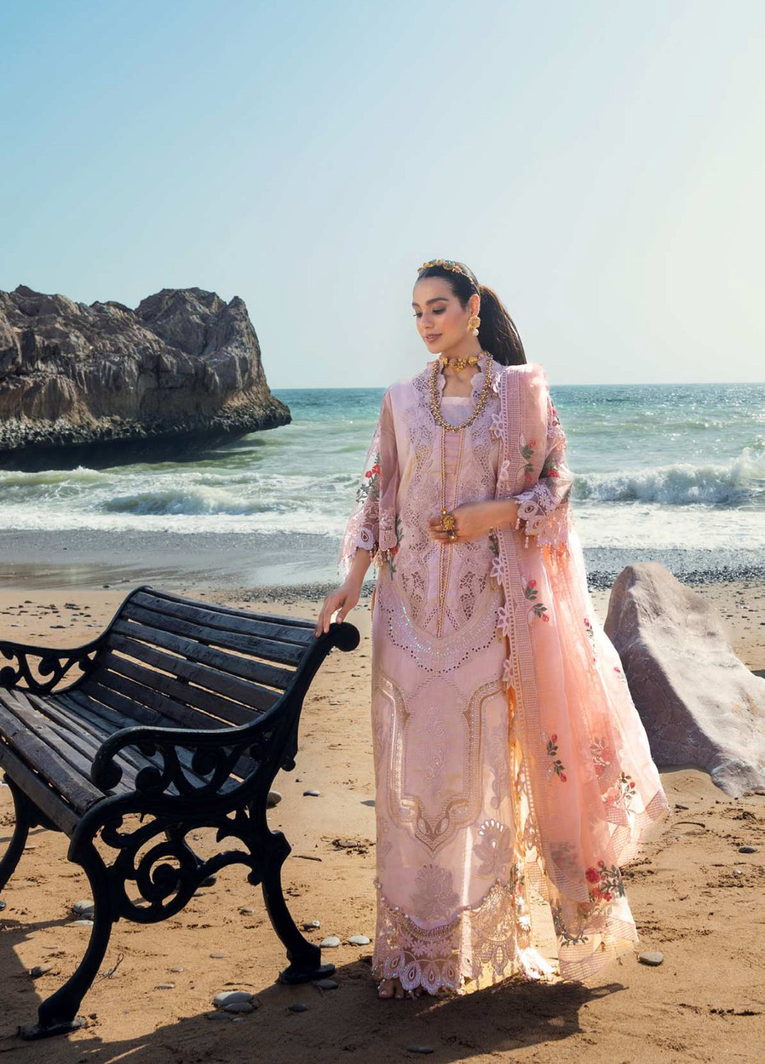 Mahiymaan by Al Zohaib Unstitched Embroidered Luxury Lawn 3 Piece Suit AZ26UM D-2 - Festive Collection