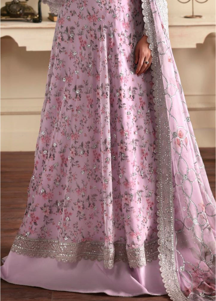 Sirayya by Zarif Unstitched Embroidered Chiffon 3 Piece Suit ZR26US HINAA 09 - Wedding Collection