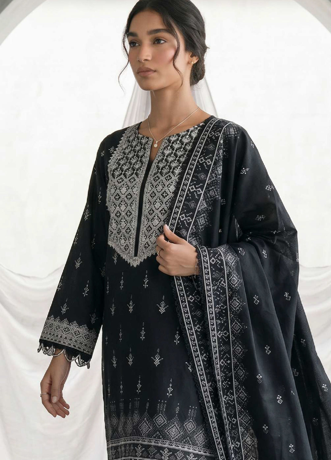 Zellbury Unstitched Embroidered Lawn 2 Piece Suit ZB26UVIII WUS26E21067 - Casual Collection