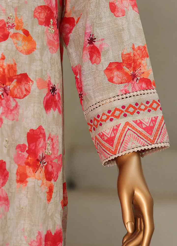 Hz Textiles Embroidered Khaddar Suits Unstitched 3 Piece PKE-202 - Winter Collection