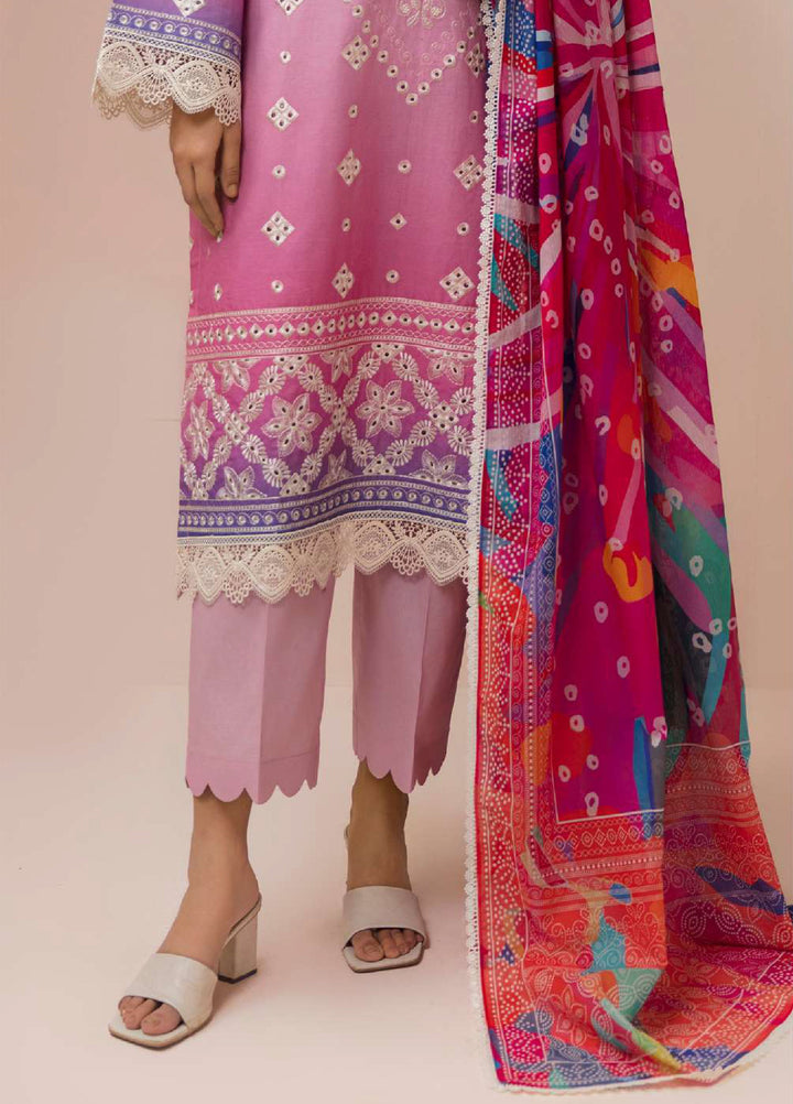 Zellbury Unstitched Embroidered Lawn 3 Piece Suit ZB26UVIII WUS26E30443 - Casual Collection