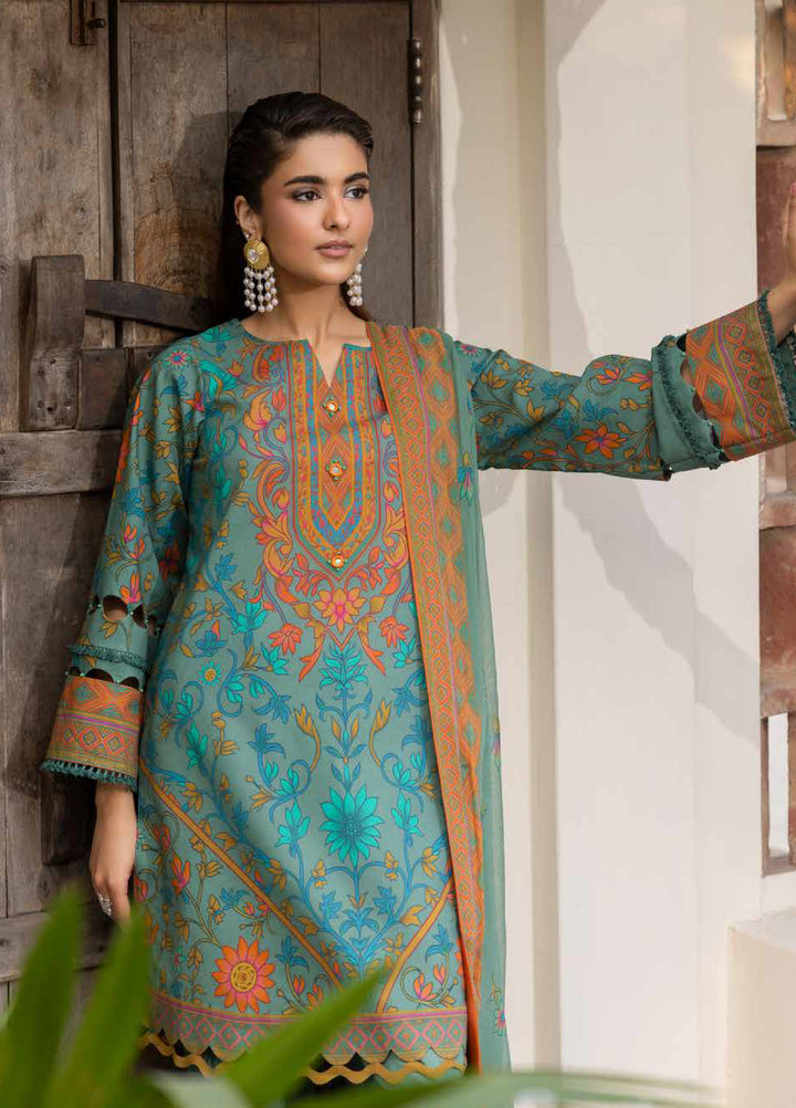 C Prints by Charizma Unstitched Printed Lawn 3 Piece Suit CHR26UCP CP6-03 - Summer Collection