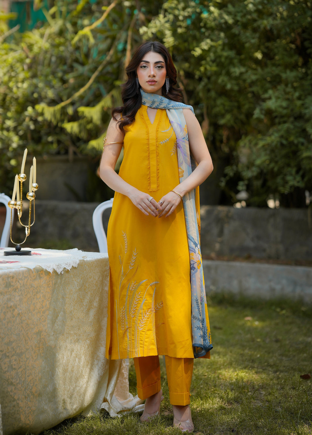 Daily Luxe by Huma Gul Unstitched Printed Lawn 3 Piece Suit RAHAHG-1101 - Casual Collection