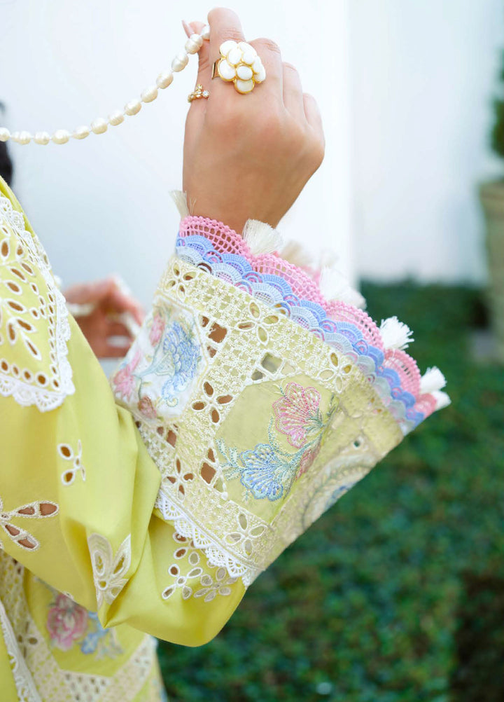 AMoi by Mushq Unstitched Embroidered Luxury Lawn 3 Piece Suit MU26AHL D-6 Tender Whisper - Summer Collection