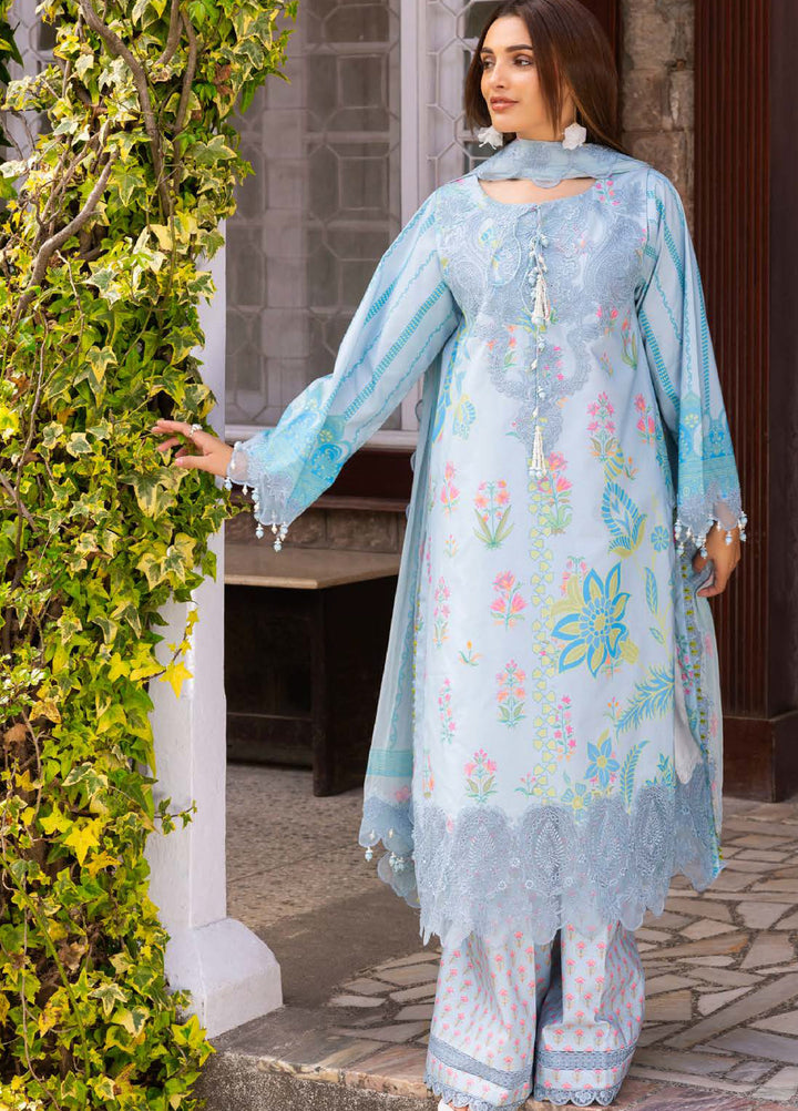 Rang e Bahar by Charizma Unstitched Embroidered Lawn 3 Piece Suit CHR26ULR CRB6-18 - Summer Collection