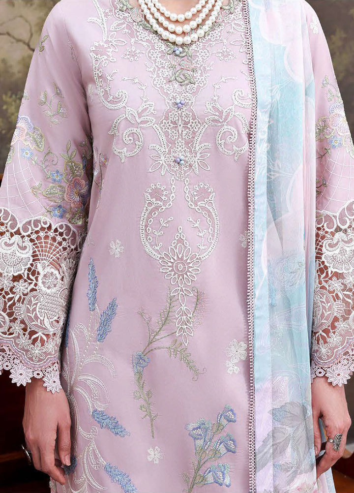Floral Reverie by Roheenaz Unstitched Embroidered Lawn 3 Piece Suit RN26UFRL PETAL BLOOM - Festive Collection