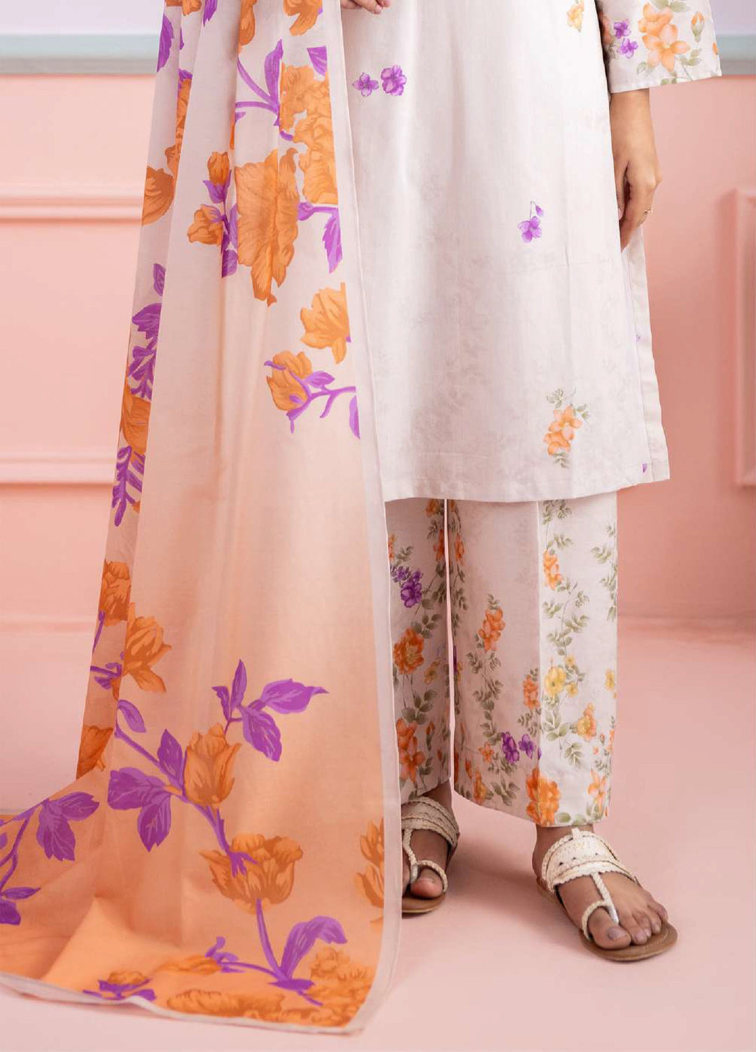 Zellbury Unstitched Printed Lawn 3 Piece Suit ZB26UVIII WUS26X30889 - Casual Collection
