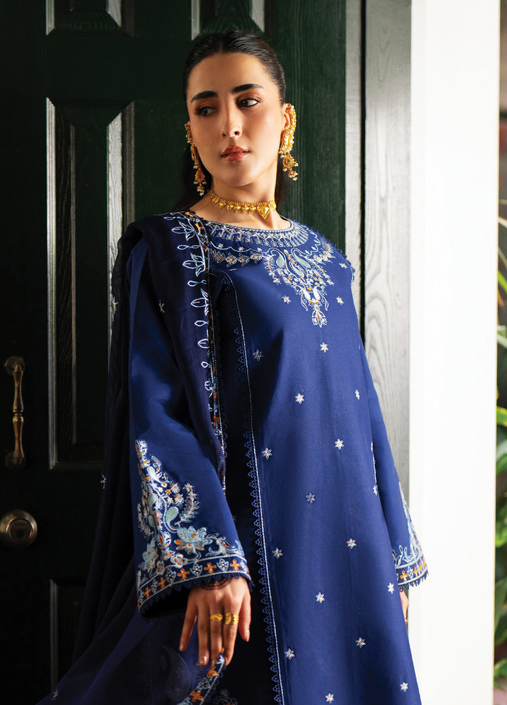 Satrangi by Mahnur Unstitched Embroidered Lawn 3 Piece Suit MN26ULS S-10 - Summer Collection