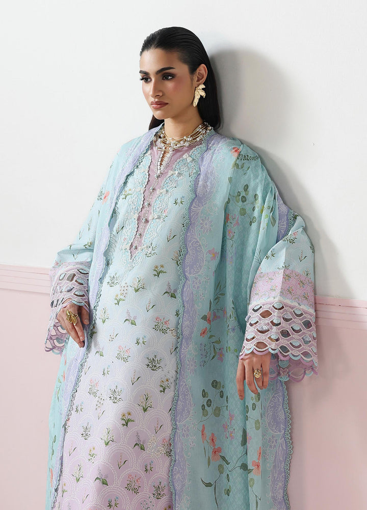 Q Prints by Qalamkar Unstitched Printed Lawn 3 Piece Suit QLK26UQL ARDEN QQP-07 (A) - Summer Collection