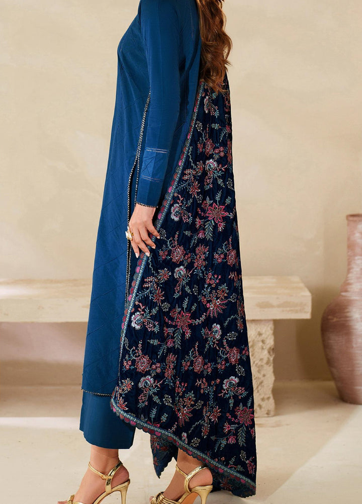 Zarif Velvet Shawls 1 Piece ZRF25VS ZRF-VS-01 - Festive Collection