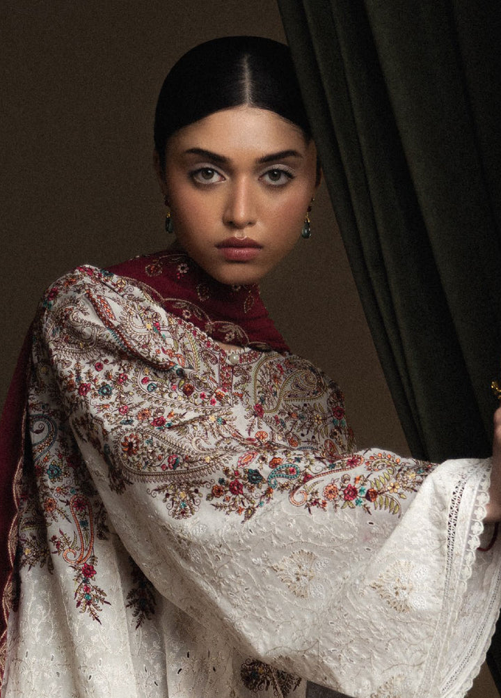 Satori by Zara Shahjahan Unstitched Embroidered Lawn 3 Piece Suit ZS26USL D-7 HIKARI - Summer Collection