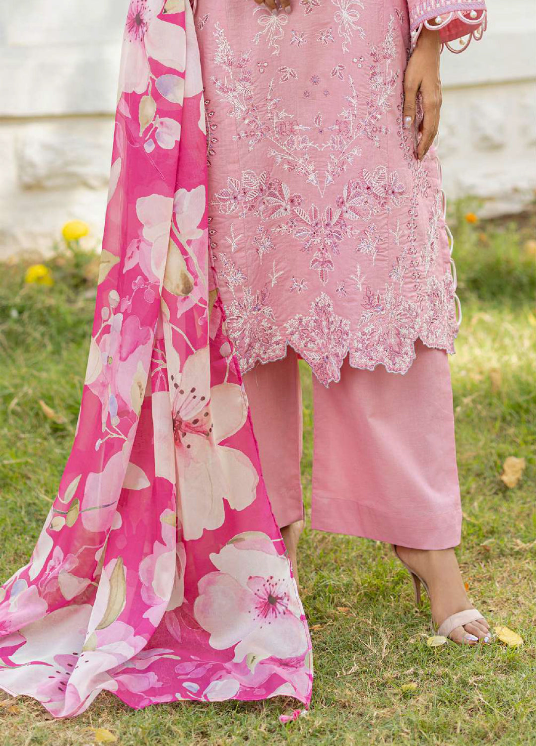 Zellbury Unstitched Embroidered Jacquard 3 Piece Suit ZB26UVIII WUS26E30724 - Casual Collection