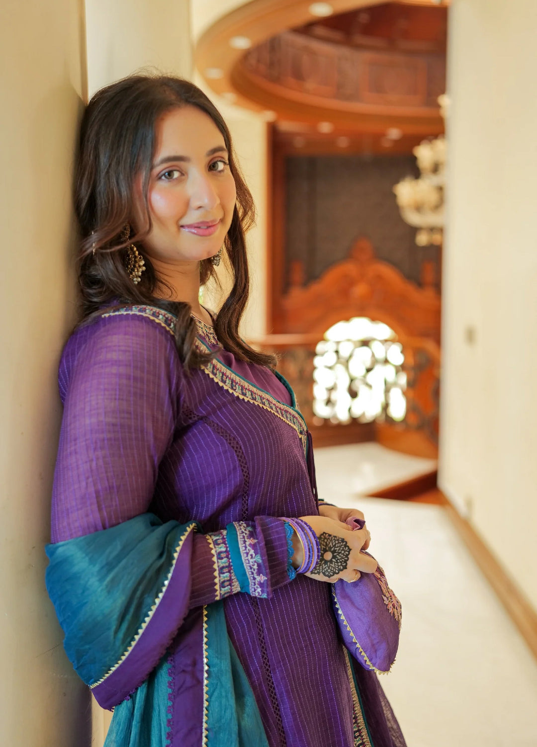 Omal by Komal Behnon Ki Eid Munar Line 3 Piece Pret Suit Zayna - Festive Collection