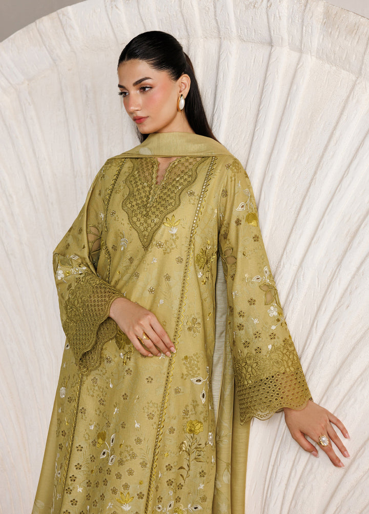 Iznik Unstitched Embroidered Lawn 3 Piece Suit IZ26ULF IBE-09 - Festive Collection