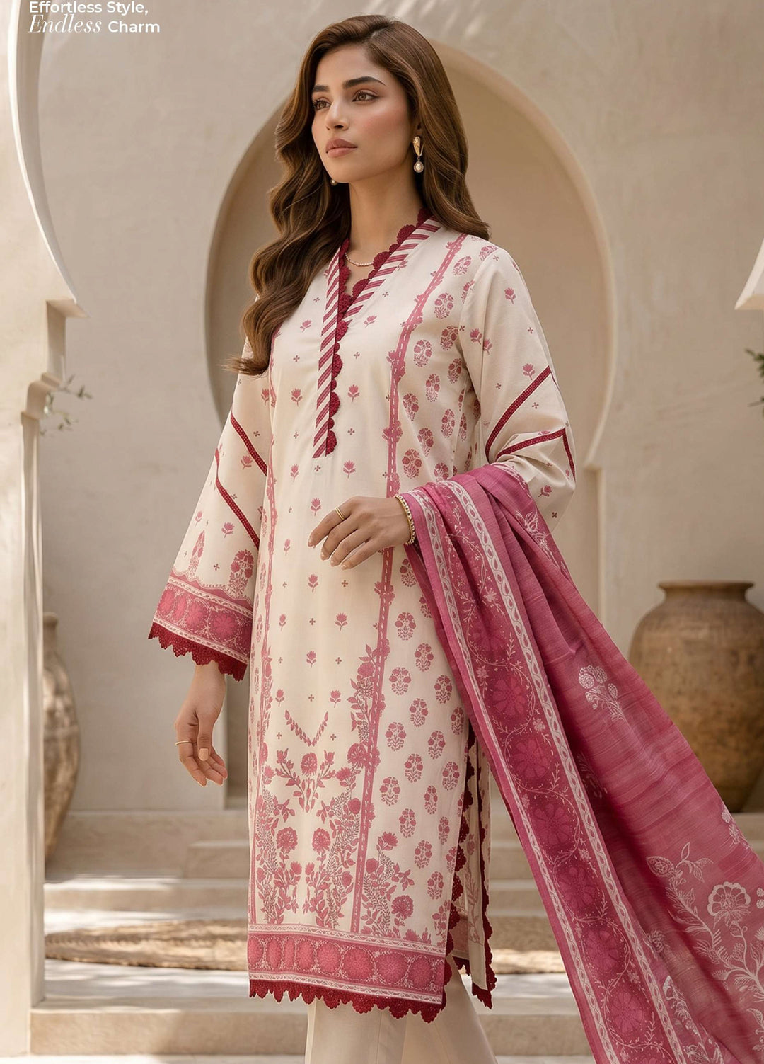 Zellbury Unstitched Printed Lawn 3 Piece Suit ZB26UCVII WUS26X38049 - Casual Collection