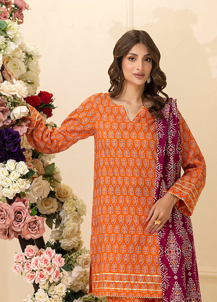 Salina by Regalia Textiles Unstitched Digital Printed Lawn 3 Piece Suit RG26SUVII D-5 - Summer Collection