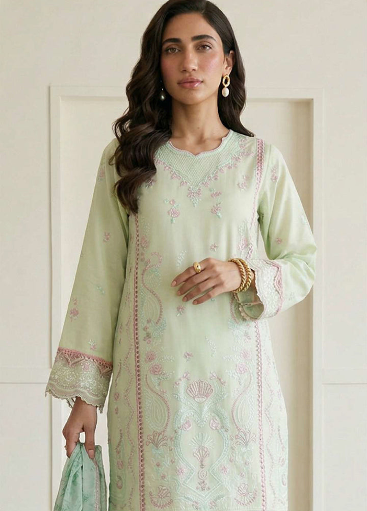 Zellbury Unstitched Embroidered Jacquard 3 Piece Suit ZB26UVIII WUS26E30653 - Casual Collection