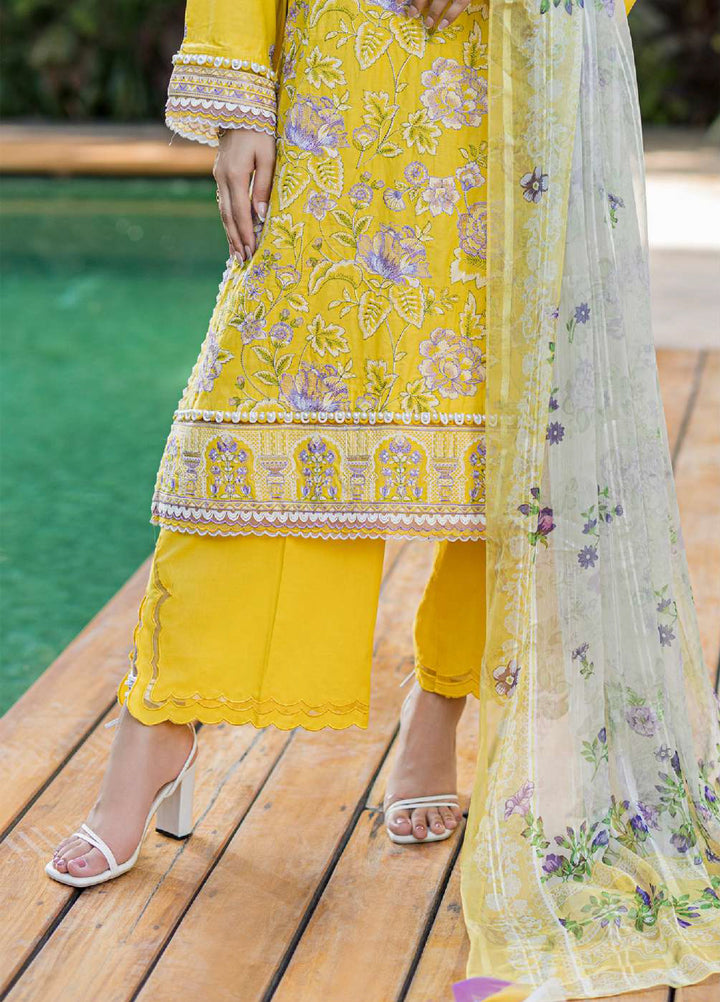 Zellbury Unstitched Embroidered Lawn 3 Piece Suit ZB26UVIII WUS26E34088 - Casual Collection