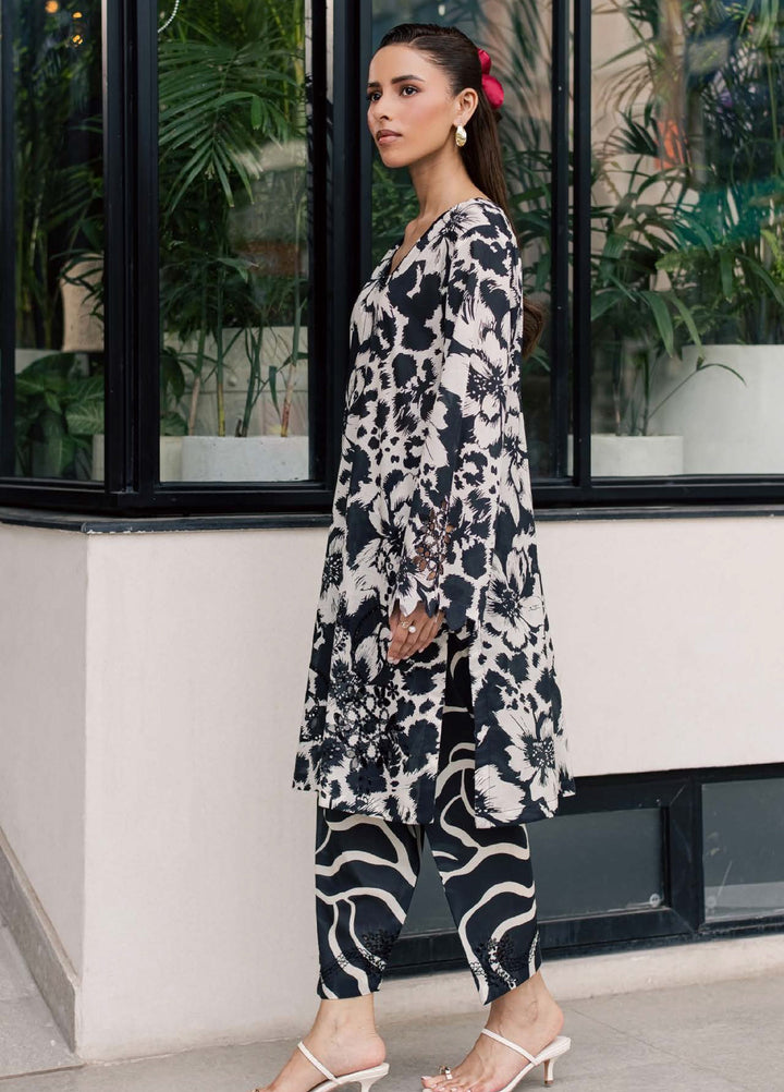 Ballerina by Nureh Unstitched Printed Chikankari  Lawn 2 Piece Suit NU26UBCL NU2-214 - Casual Collection