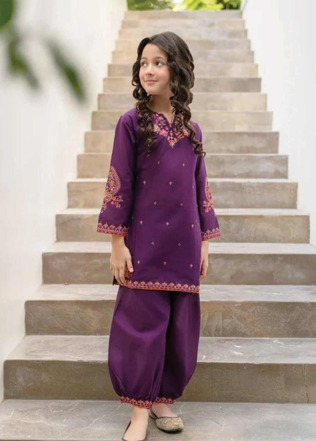 Fresh Birds Kids RTW Embroidered Lawn 2 Piece Suit Nooraz-FB-15 - Casual Collection