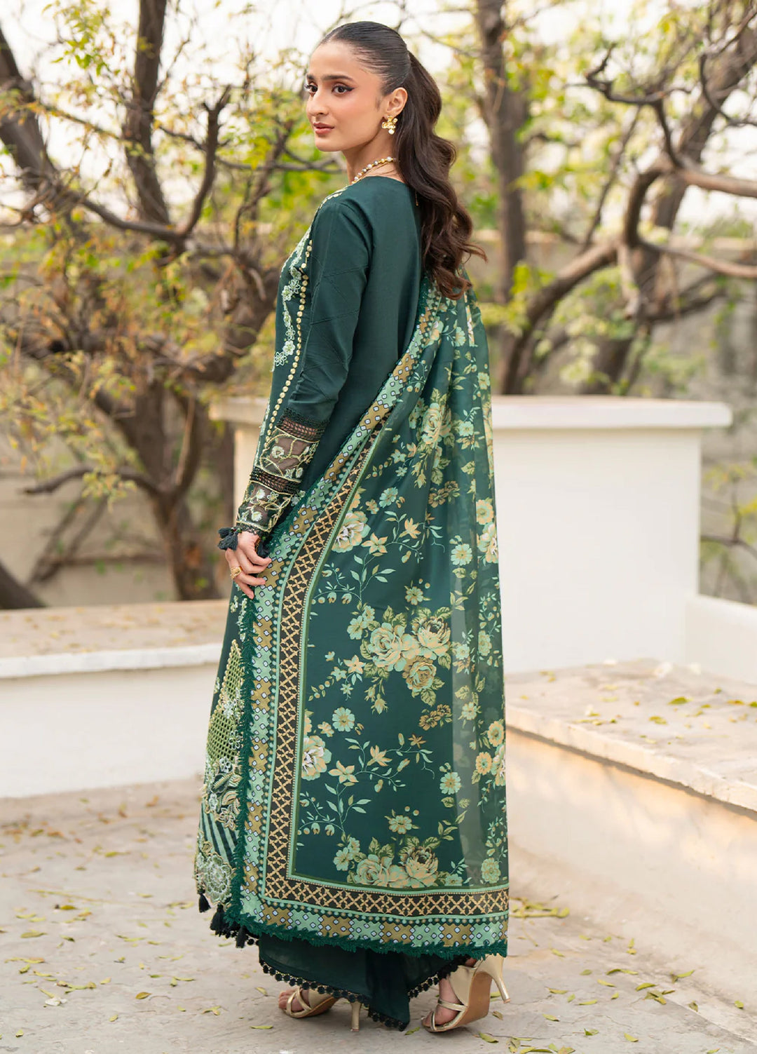 Angan by Mahnur Unstitched Embroidered Lawn 3 Piece Suit MN26UAL AAN-010 - Summer Collection