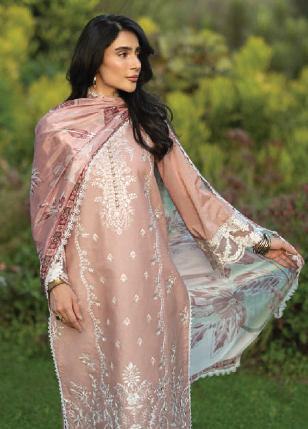 Zainab Chottani Unstitched Embroidered Lawn 3 Piece Suit ZC26ULE Esme 02 - Eid Collection