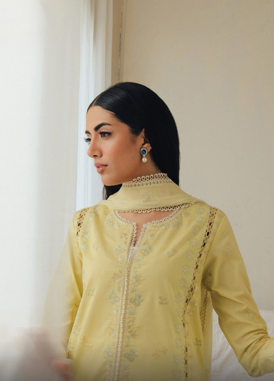 Daybreak by Afrozeh Unstitched Printkari Embroidered Lawn 3 Piece Suit AF26UDB D-3 DAYGLOW - Summer Collection