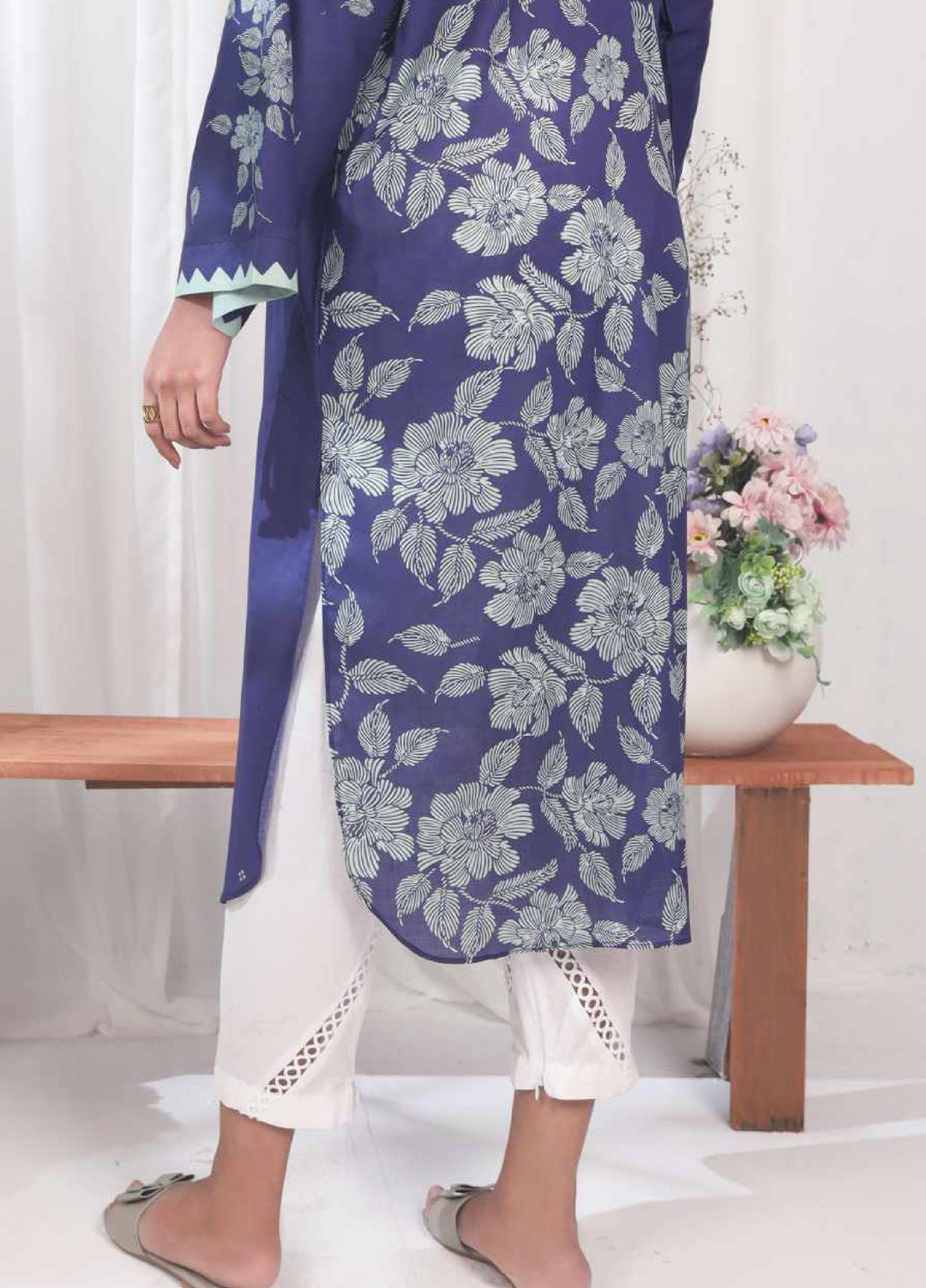 Kamyab Kurti by Rashid Textiles Unstitched Printed Lawn 1 Piece Suit RT26ULK 8752 - Casual Collection