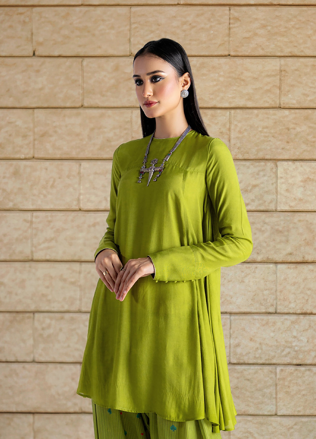 Dareecha by Daak RTW Printed Cotton Silk 2 Piece Suit SPS-G SABZ PAAN SPS-G - Festive Collection