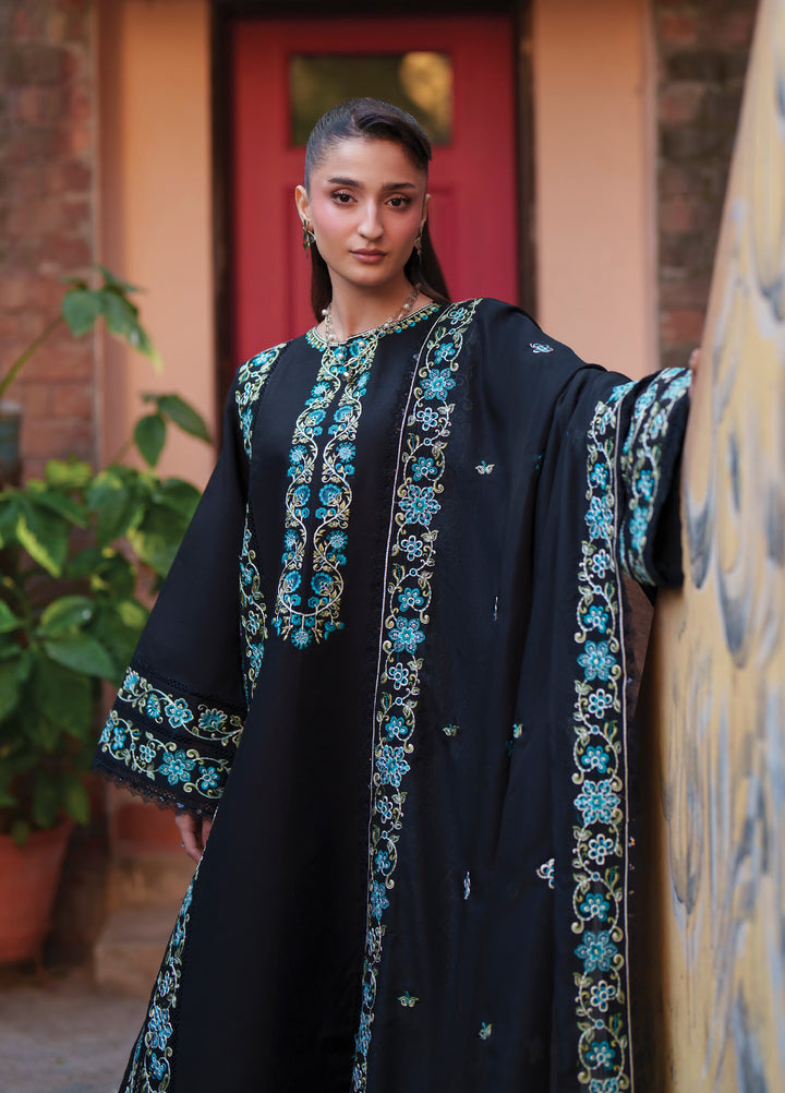 Fiona by Mahnur Unstitched Embroidered Lawn 3 Piece Suit MN26UFL F-11 - Summer Collection