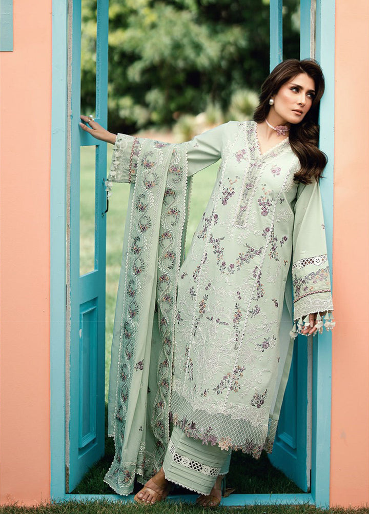 Florent Unstitched Embroidered Lawn 3 Piece Suit FL26ULE FEF-4A - Eid Collection