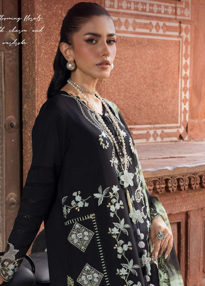Bloom by Saira Shakira Unstitched Embroidered Lawn 3 Piece Suit SSR26ULB ELISE-05A - Eid Collection