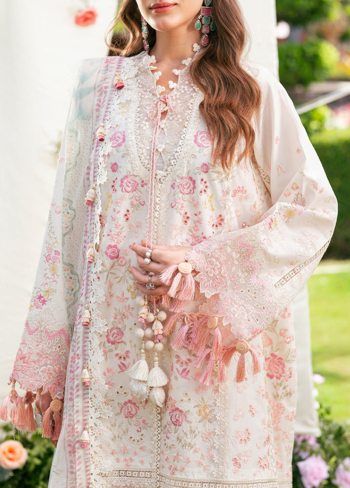 Feerie by Sundas Ahad Unstitched Embroidered Lawn 3 Piece Suit SNA26ULF Fiora ELL-01 - Eid Collection