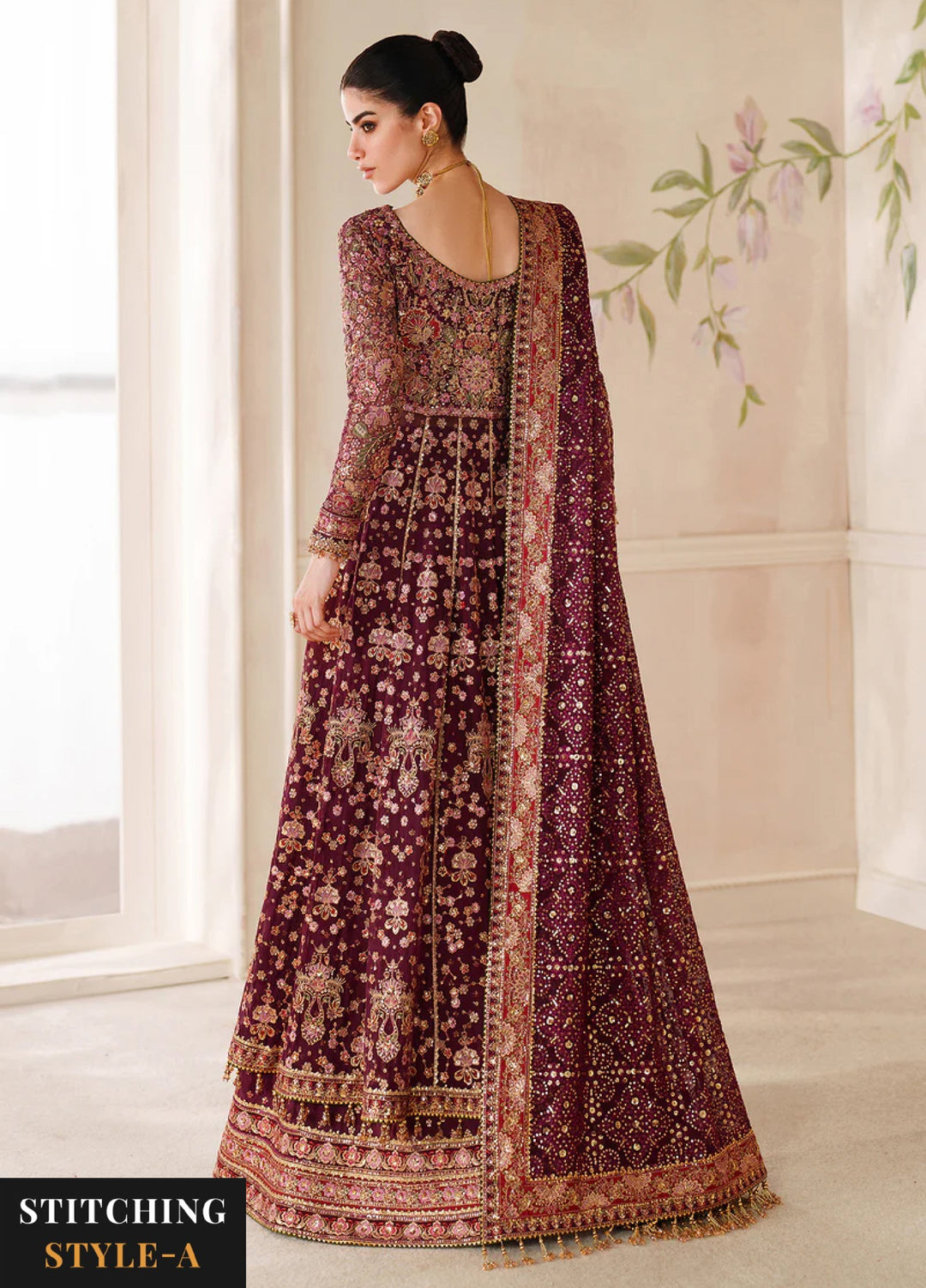 Chantelle by Baroque Unstitched Embroidered Chiffon 3 Piece Suit BQ26UCF V14-D05 - Festive Collection