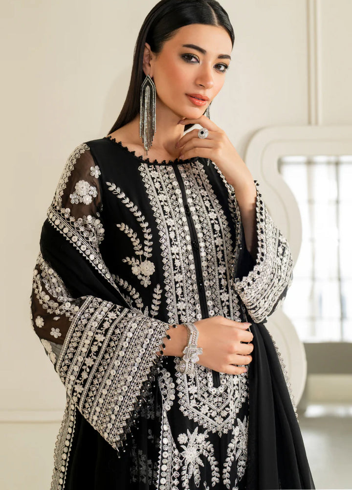 Chantelle by Baroque Unstitched Embroidered Chiffon 3 Piece Suit BQ26UCF UF-4158 - Festive Collection