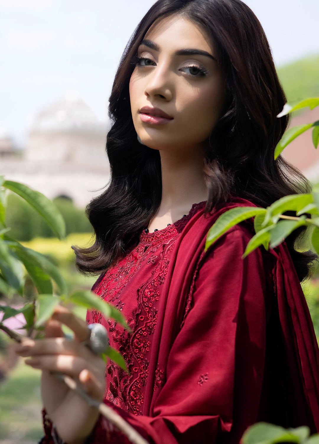 Inara by Javairia Women RTW Embroidered Lawn 2 Piece Suit IN26PJF Gulaab - Festive Collection