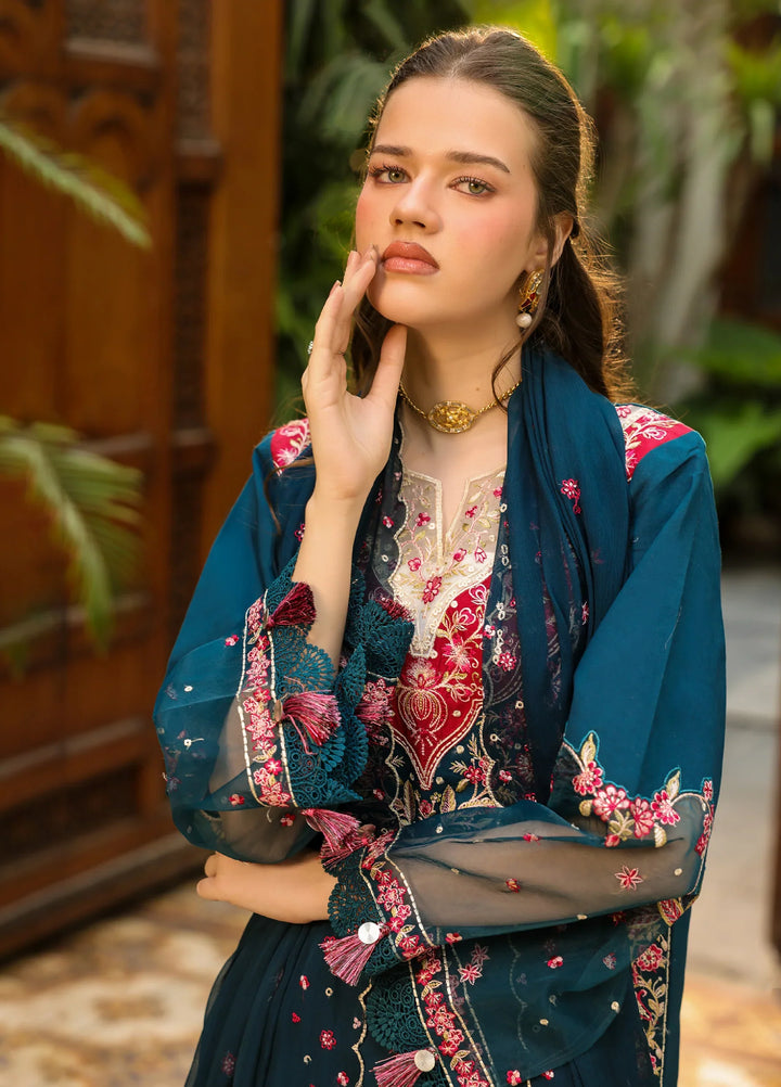 Shanaya by Mahnur Unstitched Embroidered Lawn 3 Piece Suit MN26USL SH-08 - Summer Collection