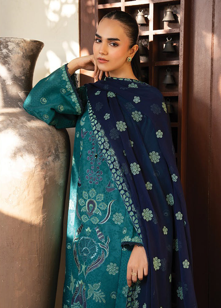 Namah by Xenia Formals Unstitched Embroidered Jacquard Lawn 3 Piece Suit XF26ULN 10 - NIRA - Festive Collection