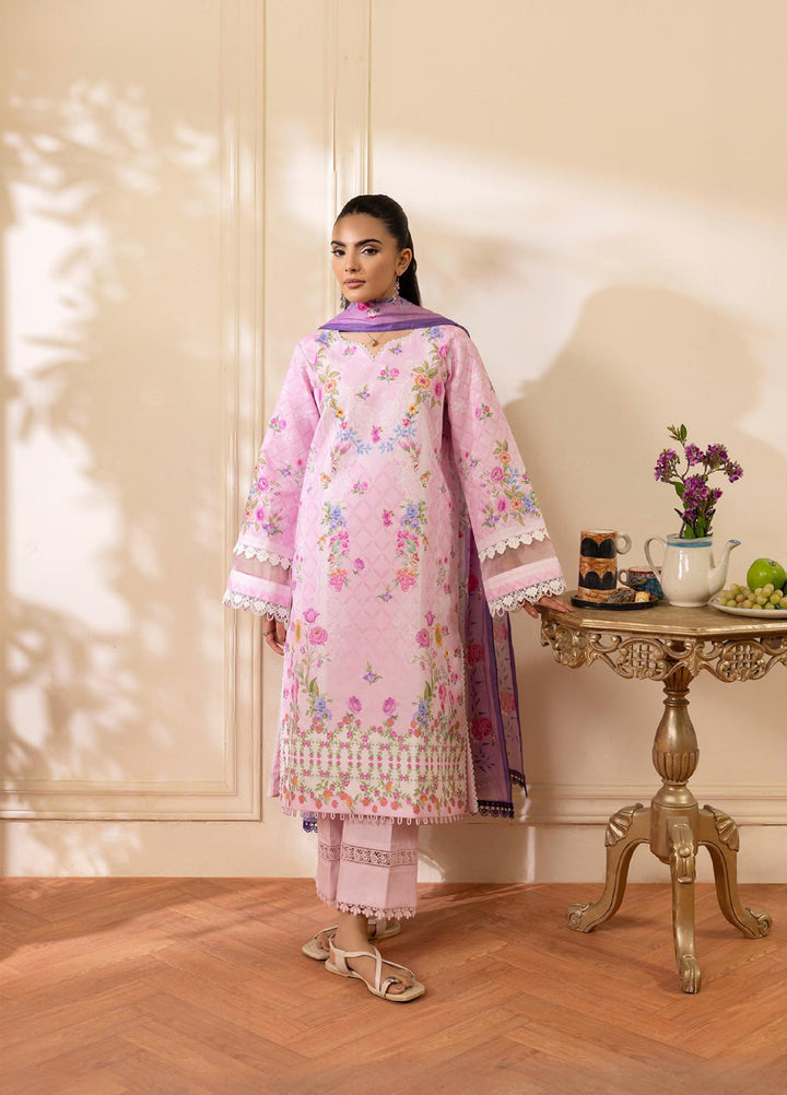 Nissa by RajBari Unstitched Printed Lawn 3 Piece Suit RB26ULN D-11 - Casual Collection