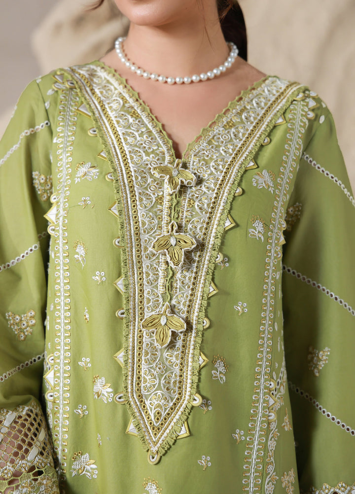 Saagar by Aabyaan Unstitched Embroidered Luxury Lawn 3 Piece Suit ABY26USL AL-8 Maya - Festive Collection